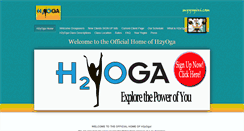 Desktop Screenshot of myh2yoga.com